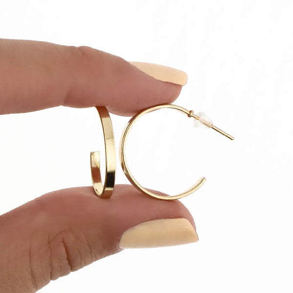 Aros dorados bijou