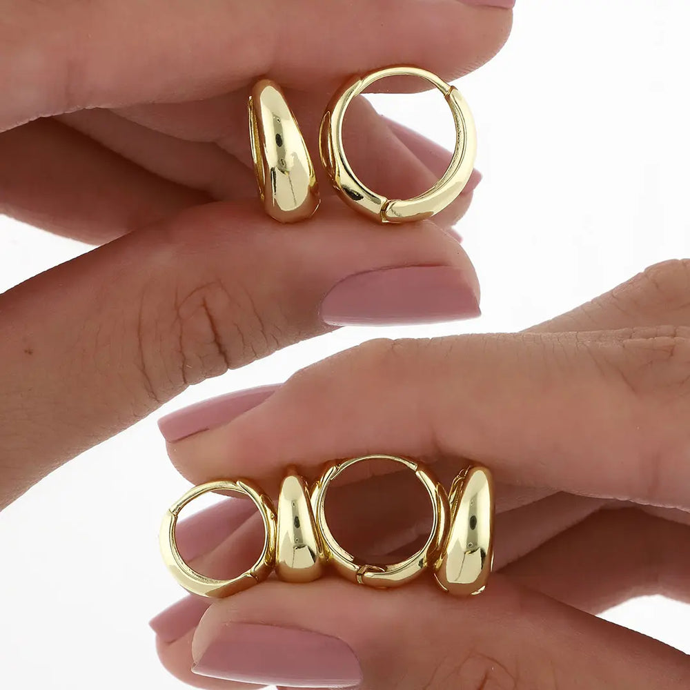 Set dorado bijou 3 aros