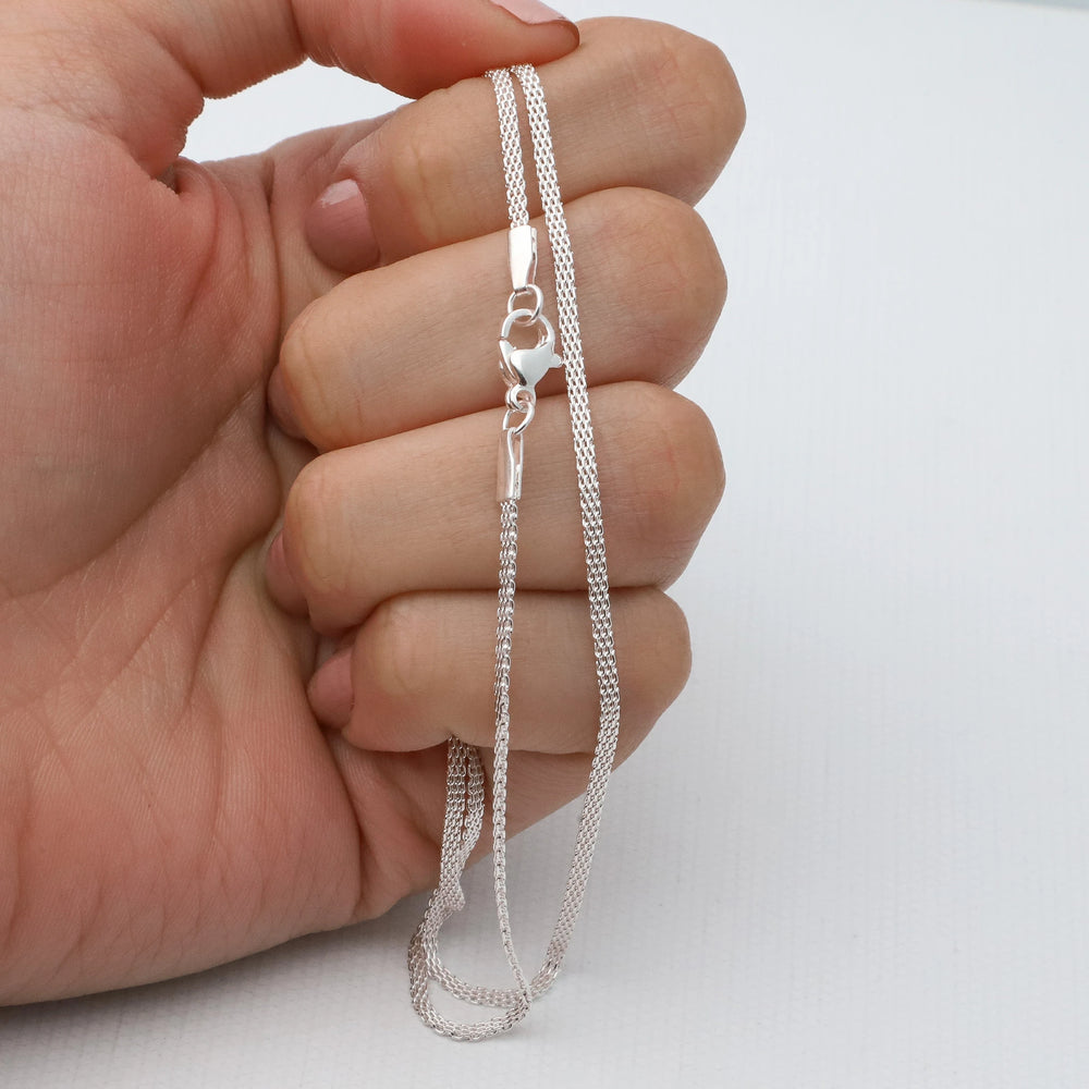 Cadena acero blanco