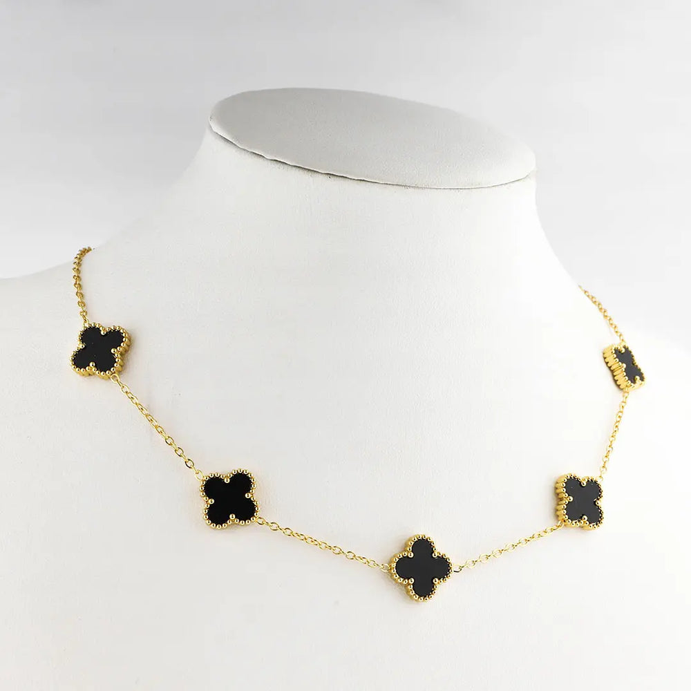 Colgante Cleff acero dorado