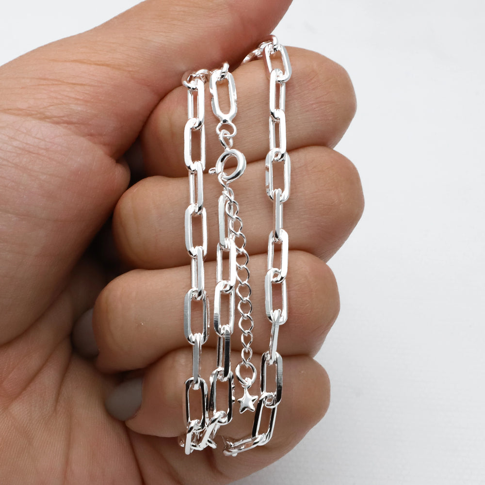 Cadena acero blanco premium