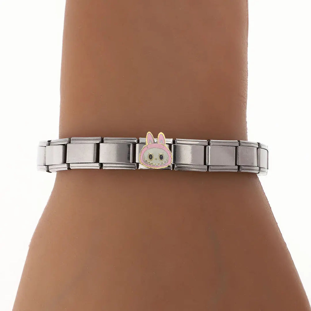 Pulsera italiana acero quirurgico Labubu