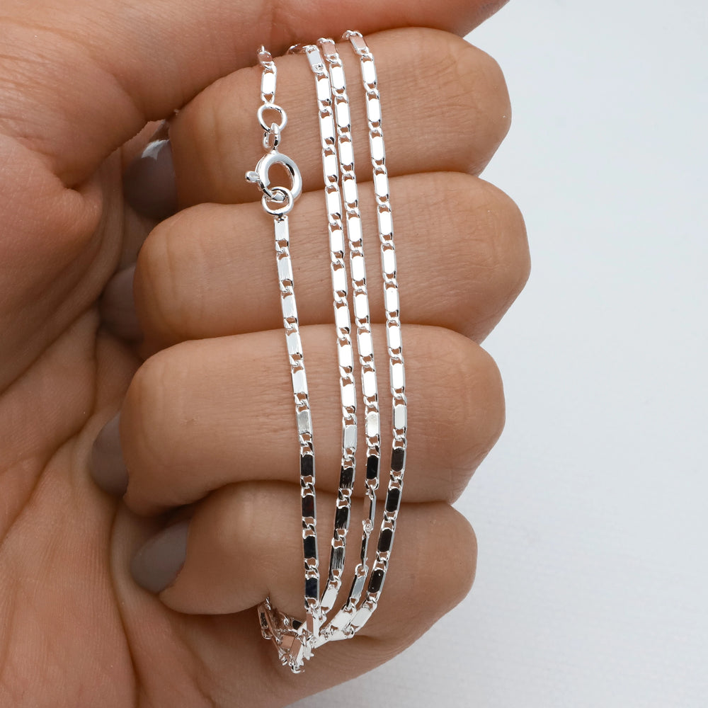 Cadena acero blanco premium