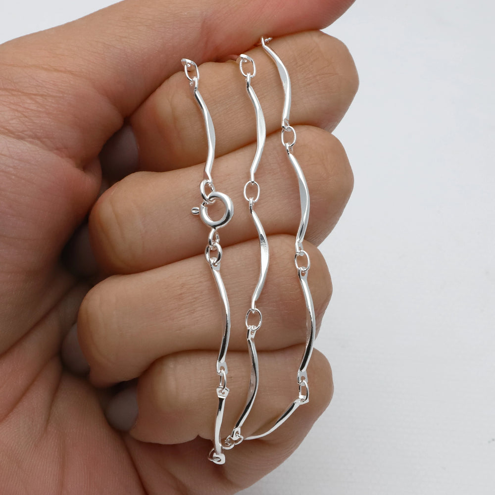 Cadena acero blanco premium
