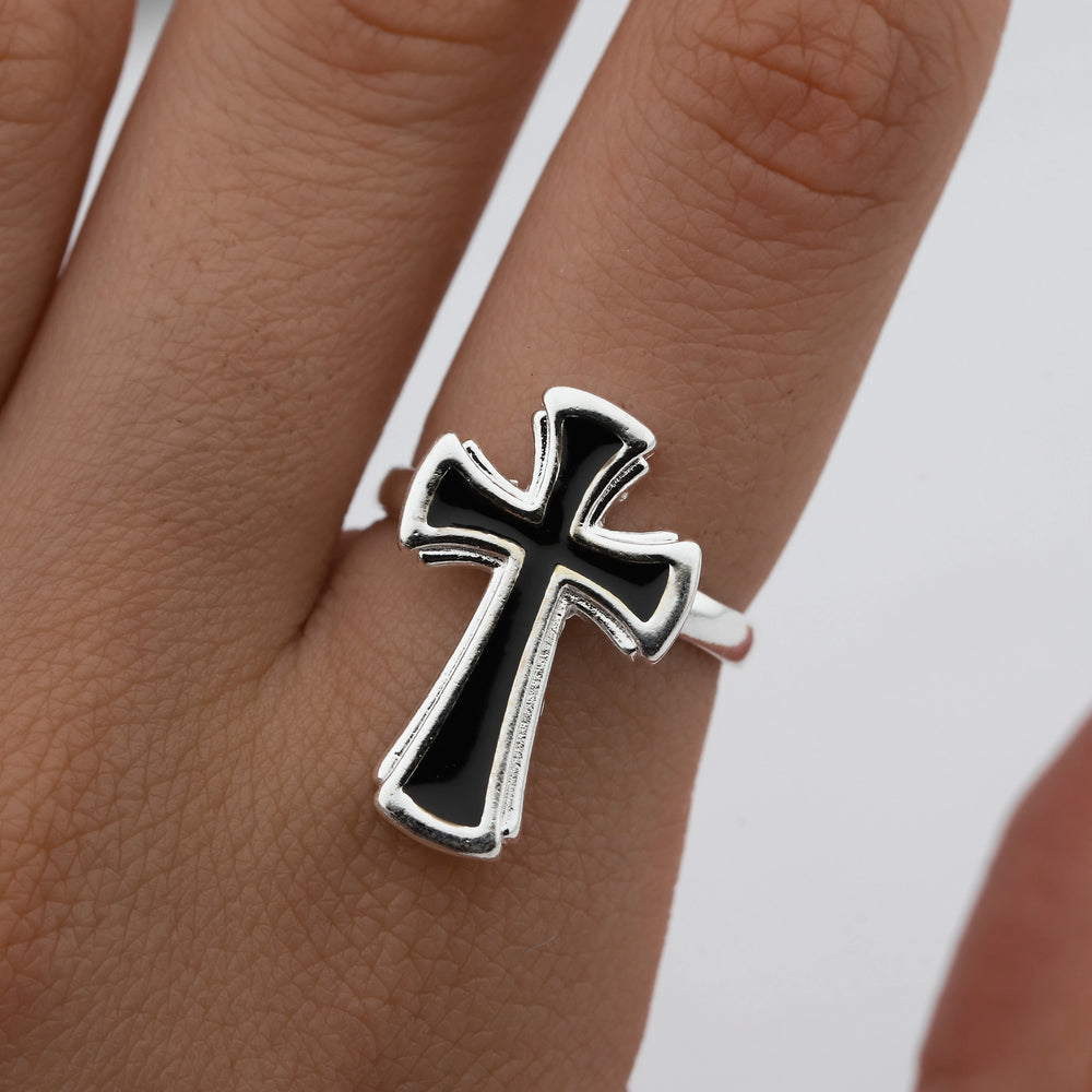 Anillo acero blanco premium