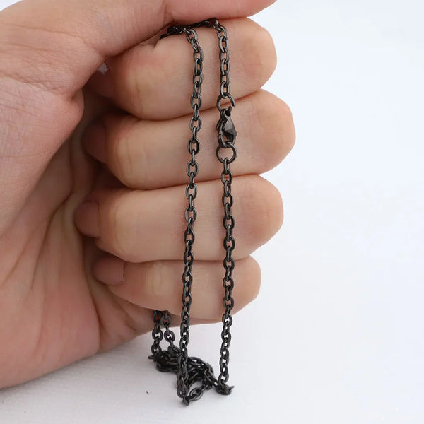 Cadena acero negro