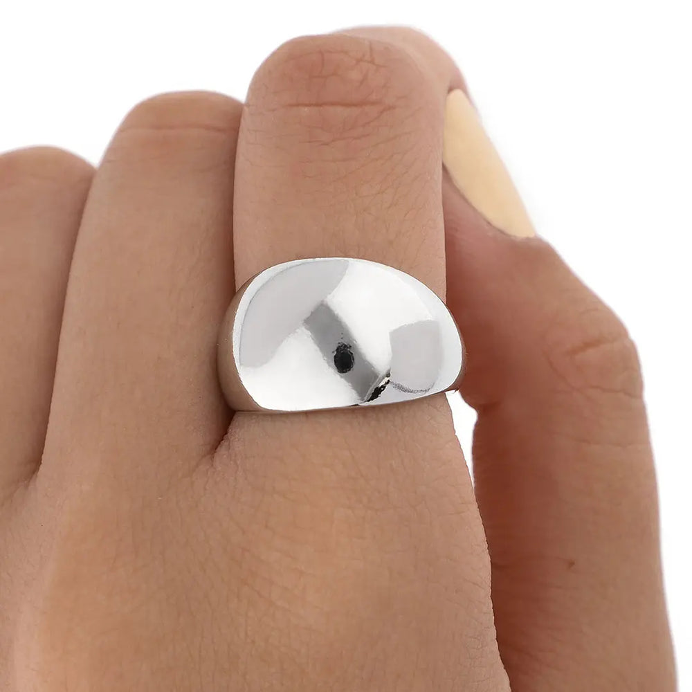 Anillo plateado bijou