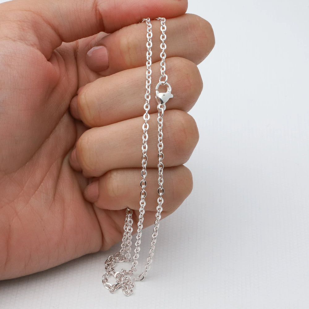 Cadena acero blanco