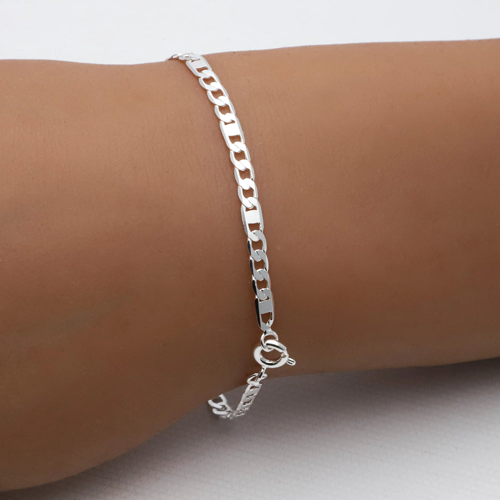 Pulsera acero blanco premium