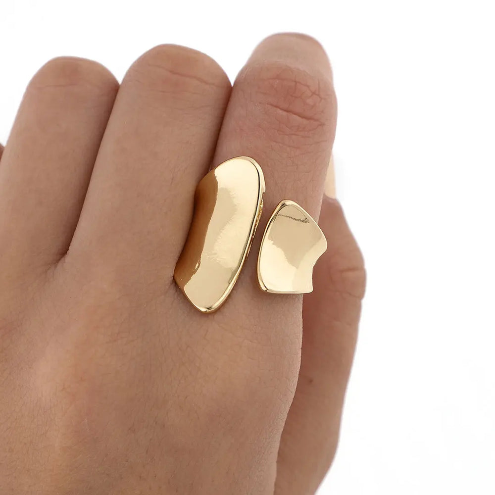 Anillo dorado bijou