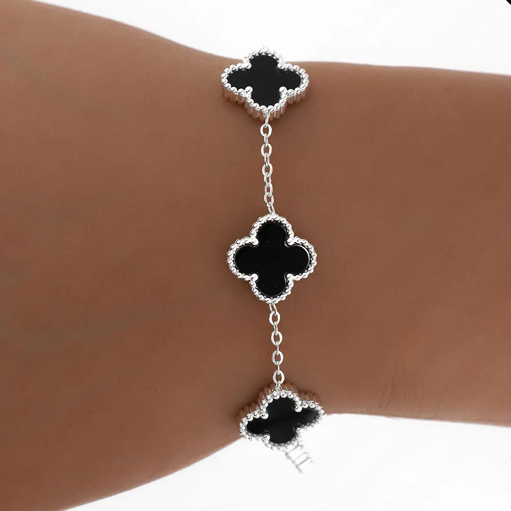 Pulsera Cleff acero blanco