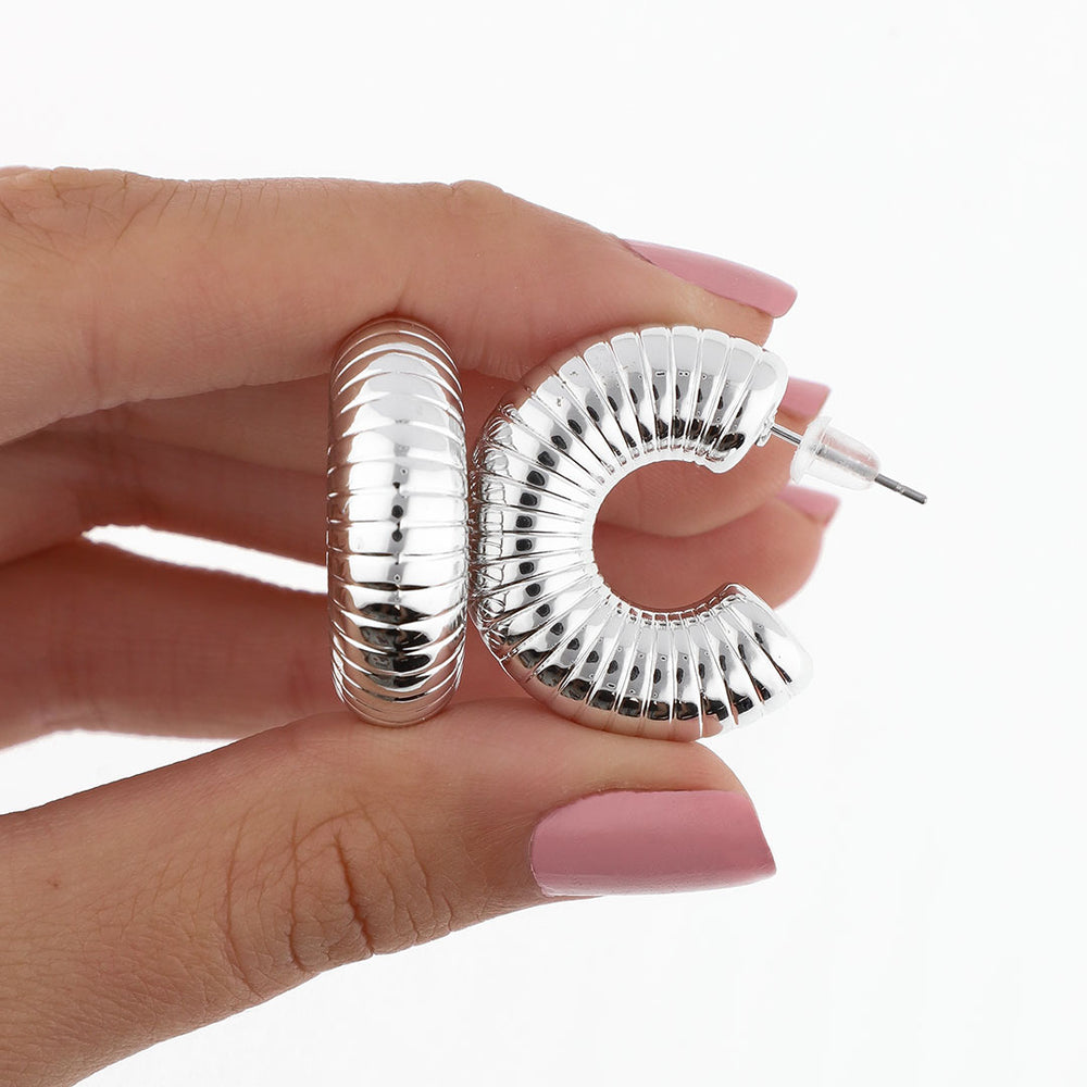 AROS PLATEADOS BIJOU