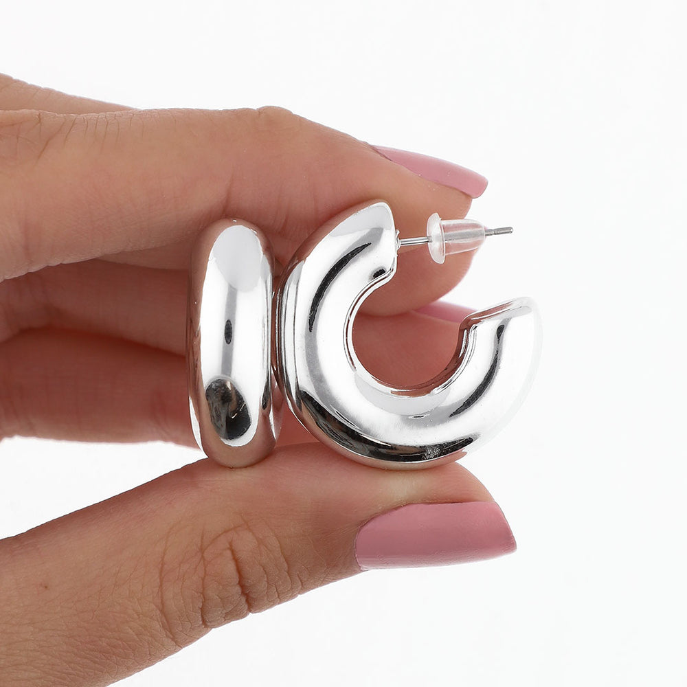 AROS PLATEADOS BIJOU