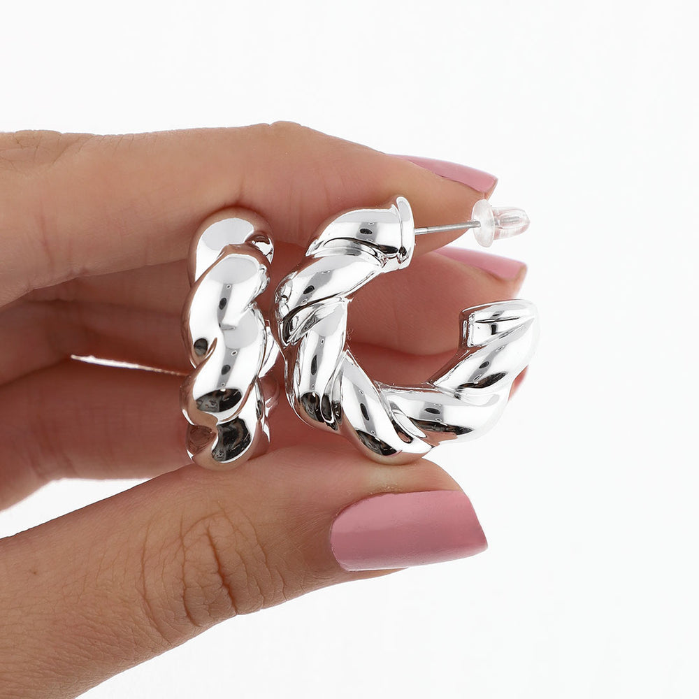 AROS PLATEADOS BIJOU