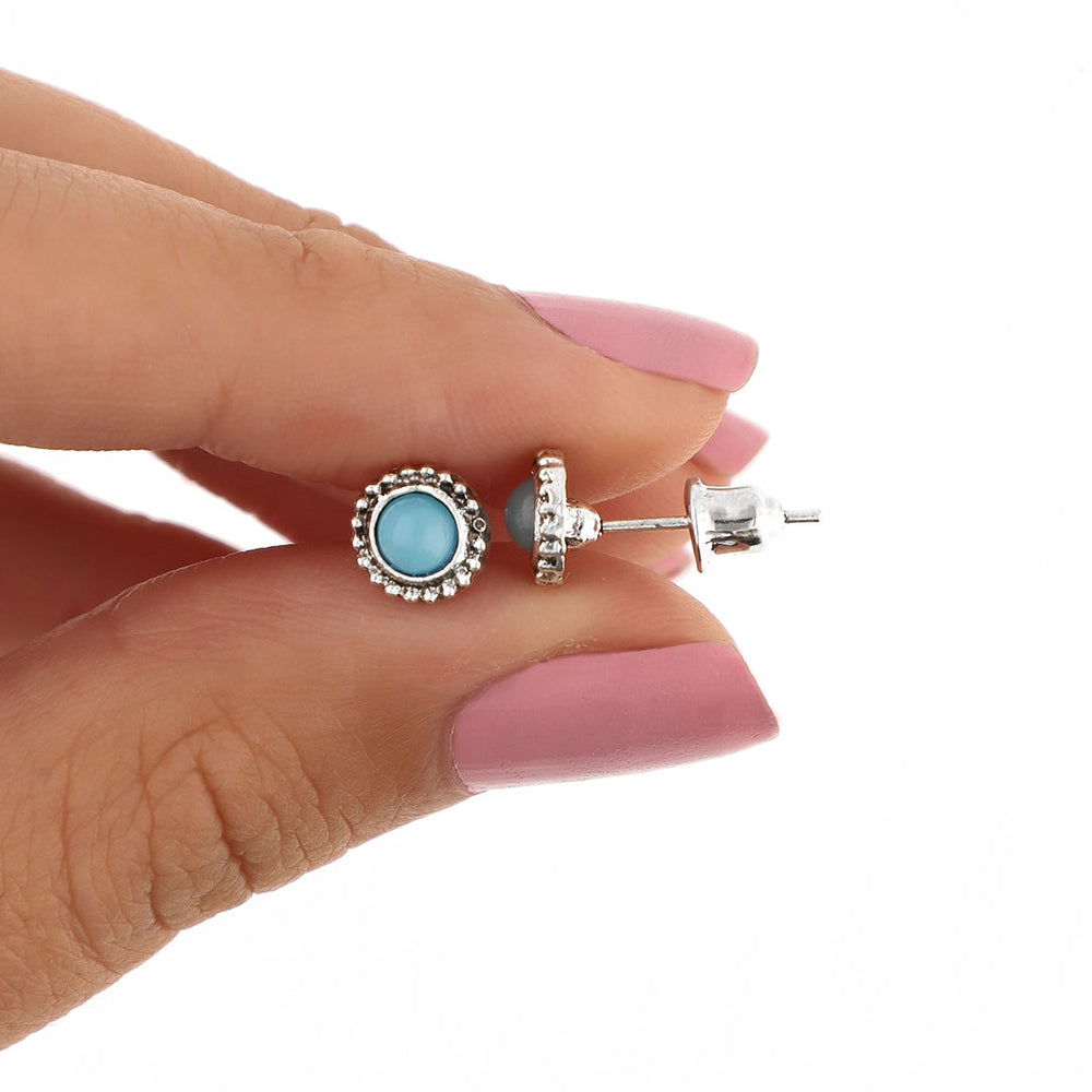 Aros plateados pasantes bijou