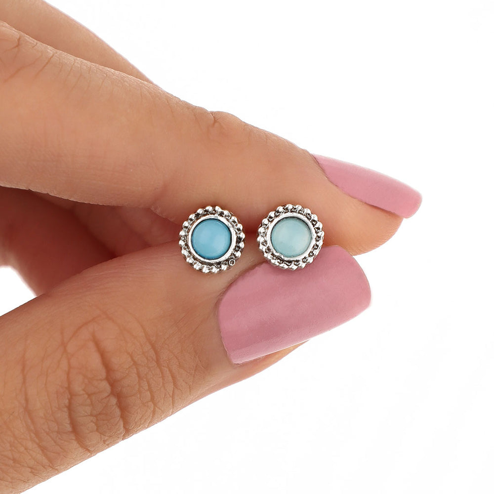 Aros plateados pasantes bijou