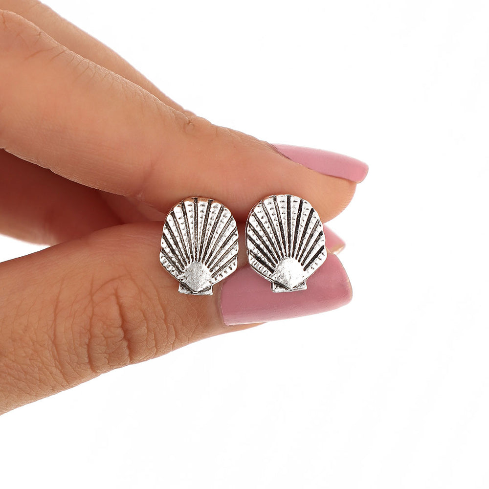 Aros plateados pasantes bijou