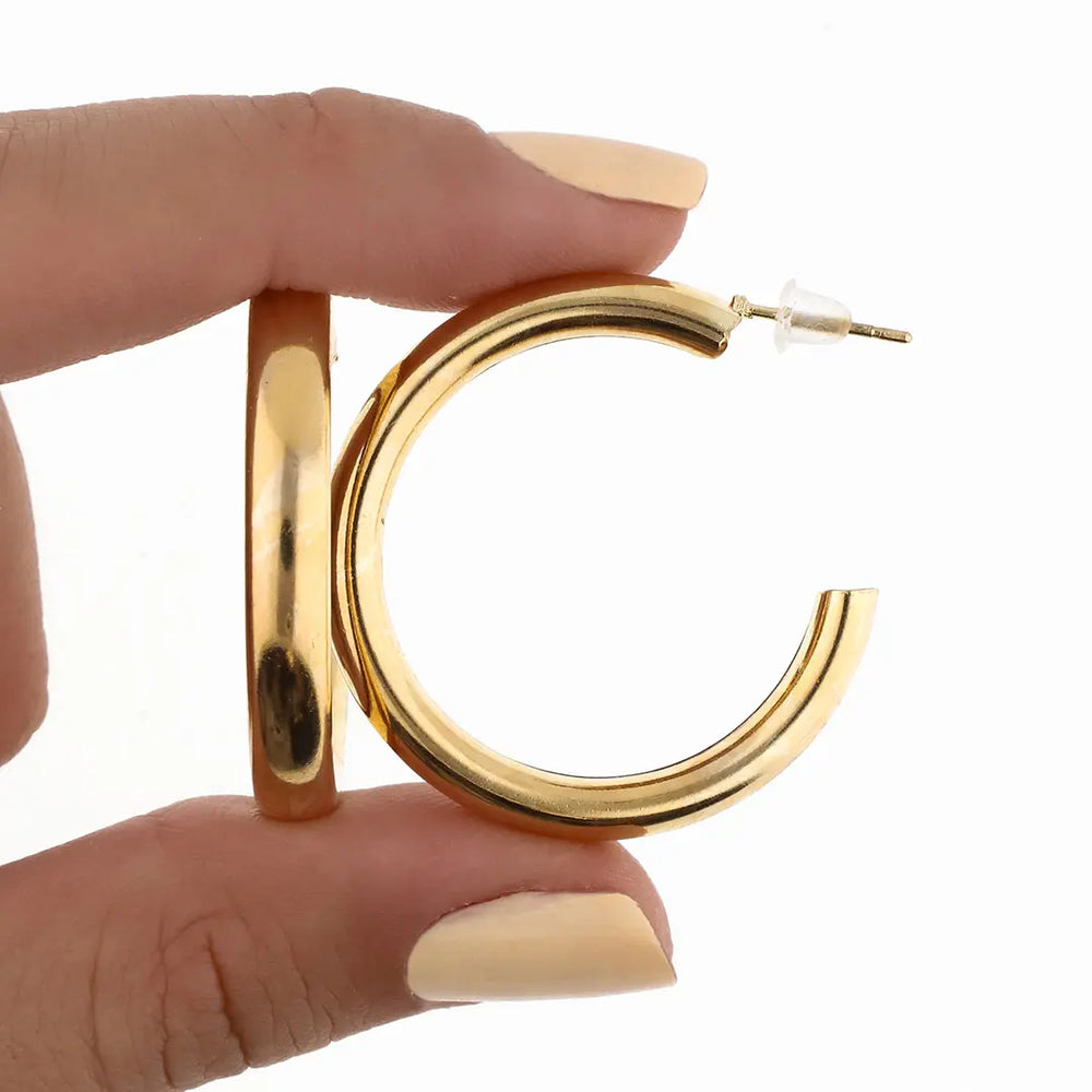 Aros dorados bijou