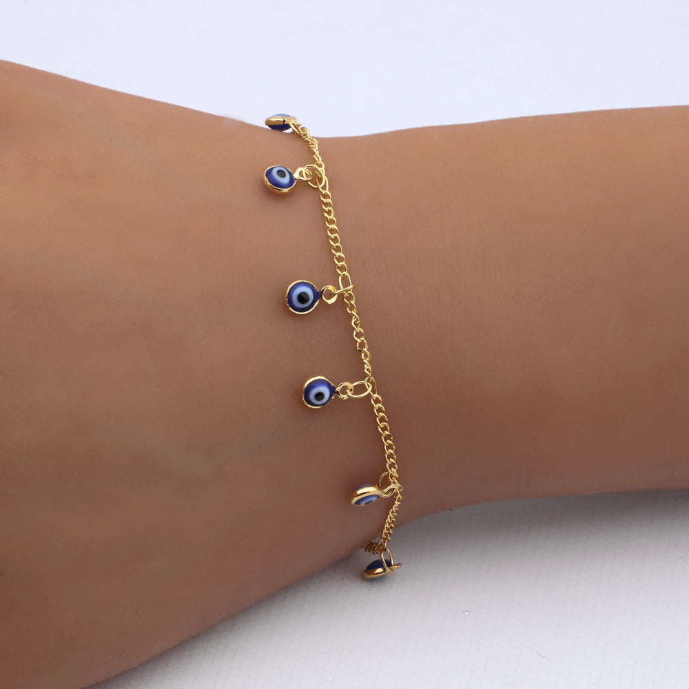 Pulsera acero dorado premium