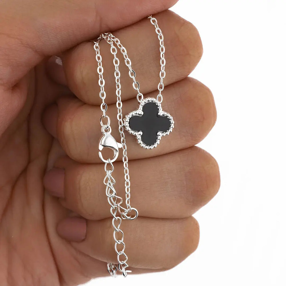 Colgante Cleff acero blanco