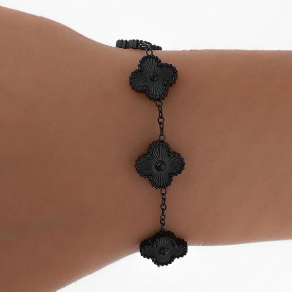 Pulsera Cleff acero negro