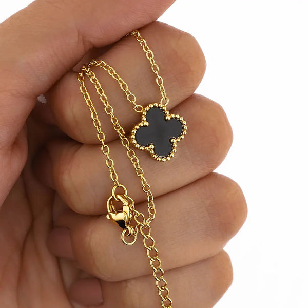 Colgante Cleff acero dorado