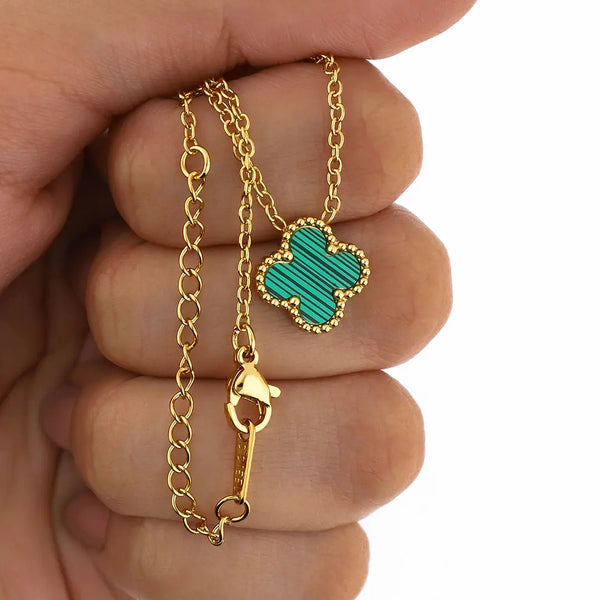 Colgante Cleff acero dorado