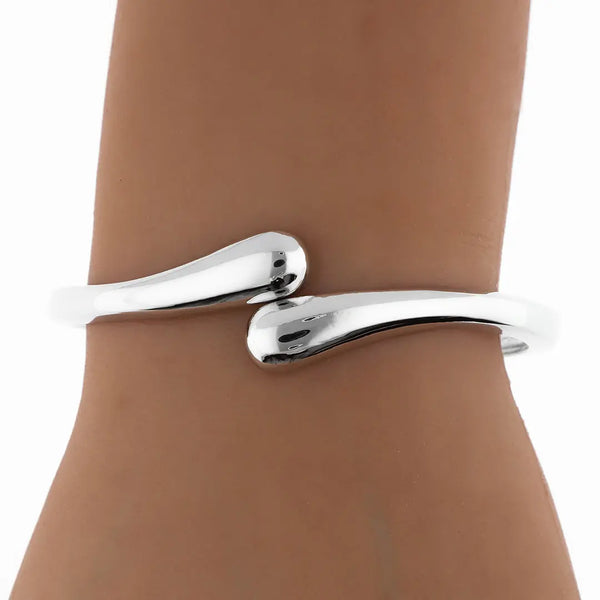 Brazalete bijou plateado