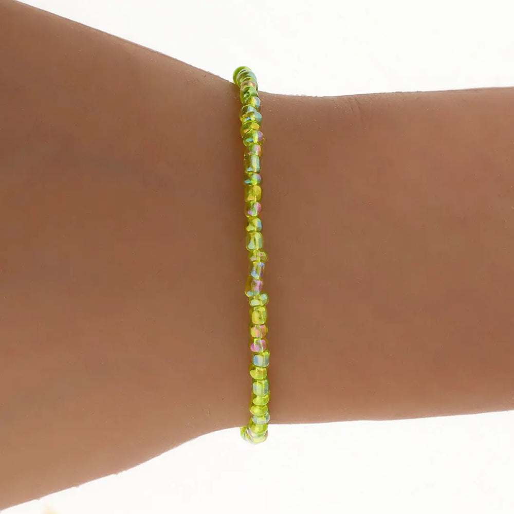 Pulsera cristal acero