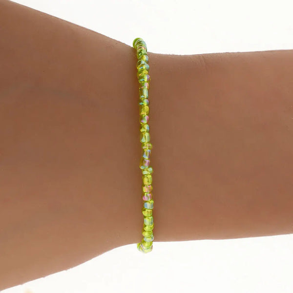 Pulsera cristal acero