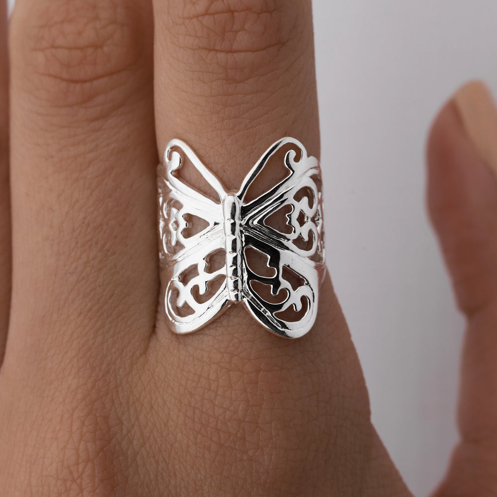 Anillo acero blanco premium