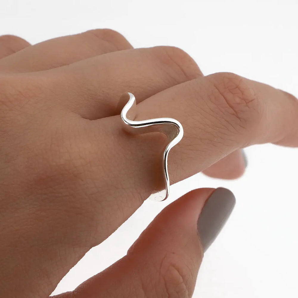Anillo acero blanco