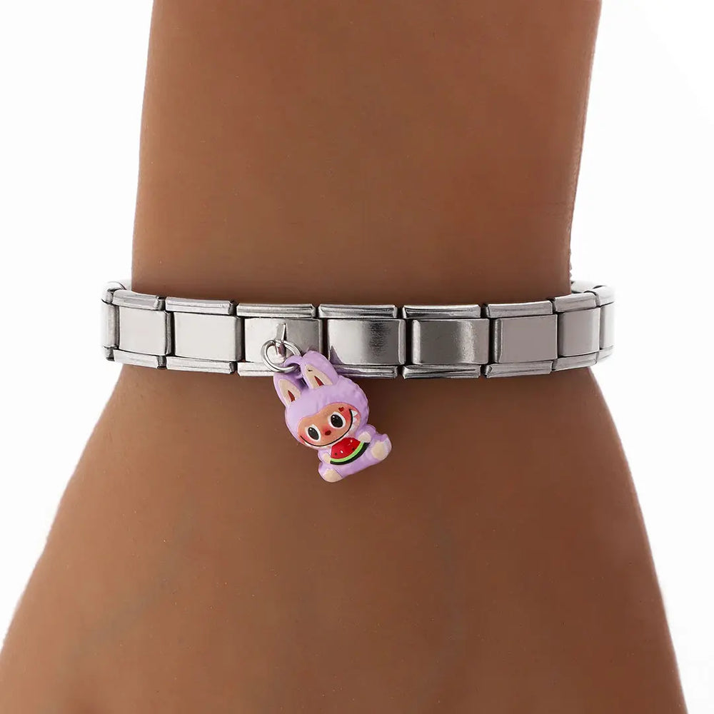 Pulsera italiana acero quirurgico Labubu