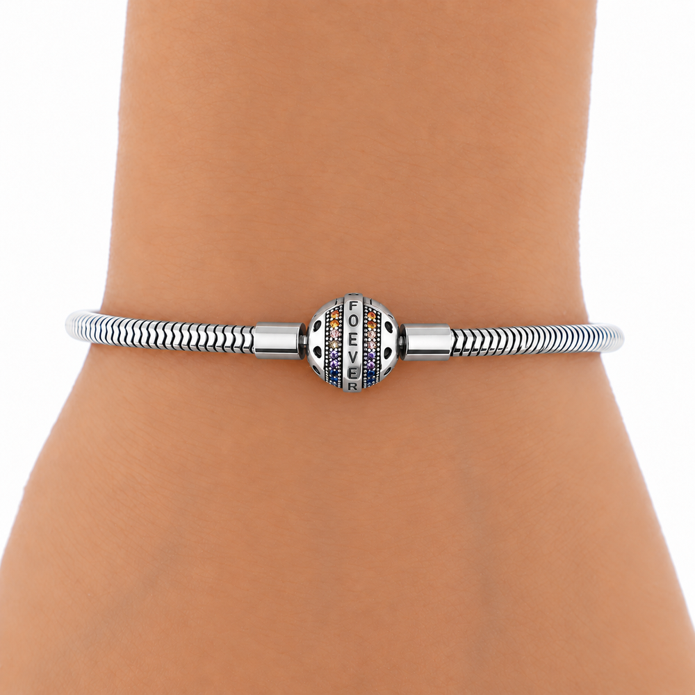 PULSERA PANDORA EN ACERO QUIRÚRGICO 316L