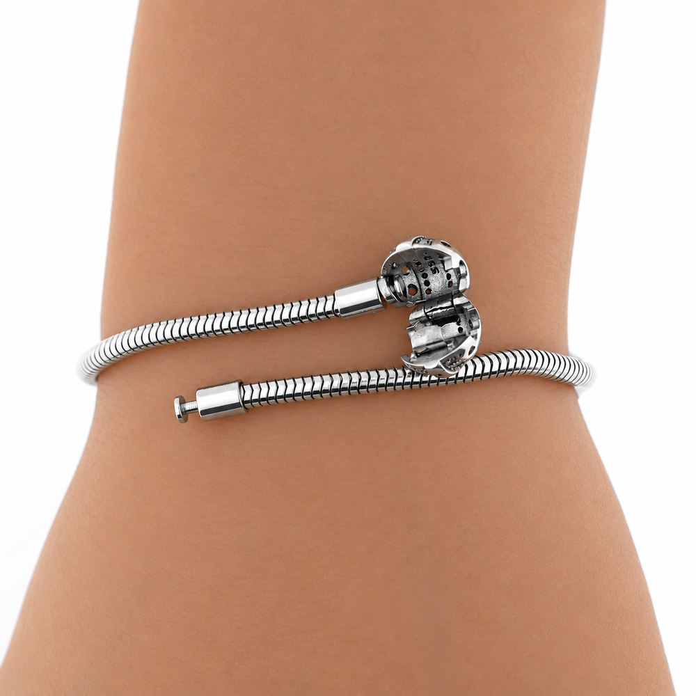 PULSERA PANDORA EN ACERO QUIRÚRGICO 316L