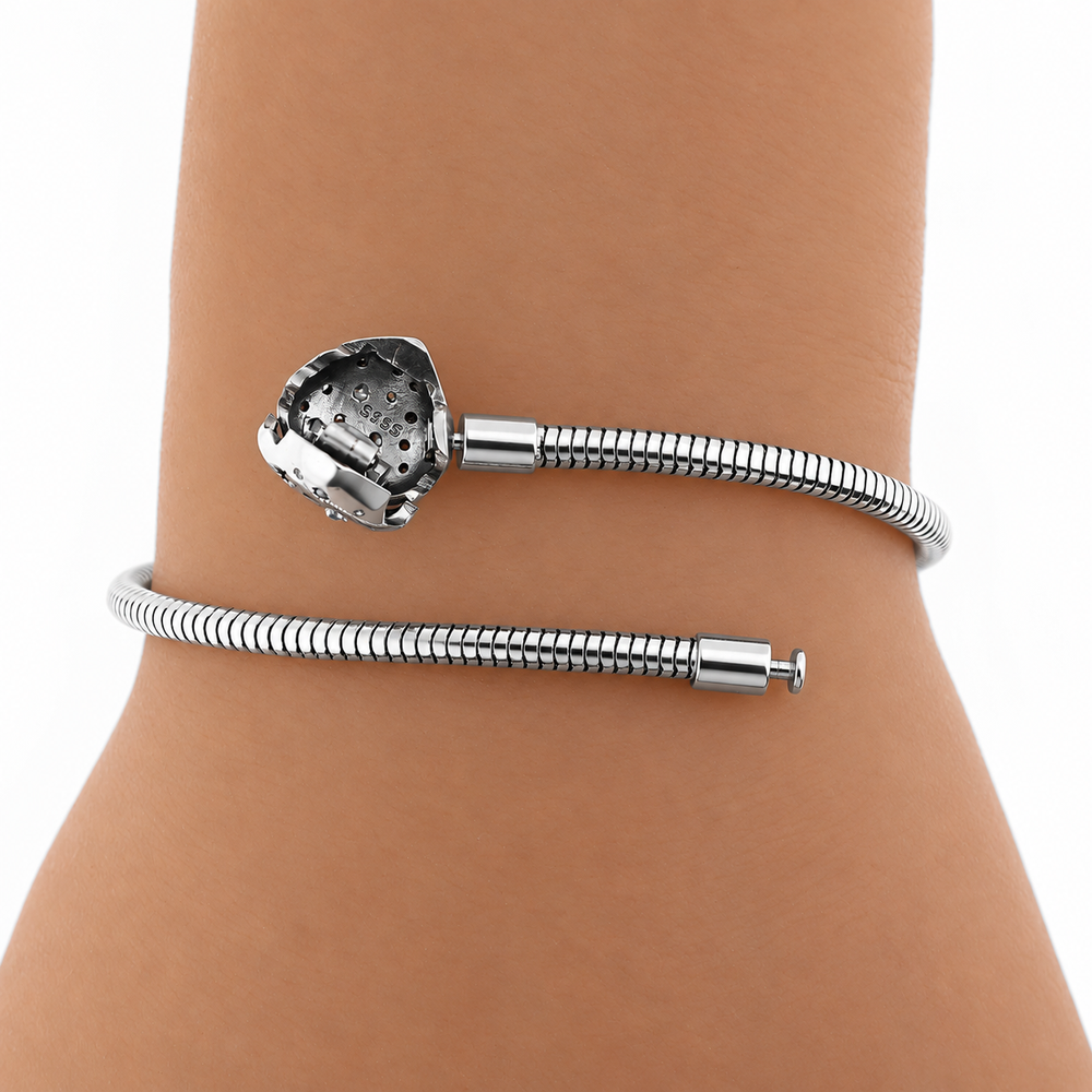 PULSERA PANDORA EN ACERO QUIRÚRGICO 316L
