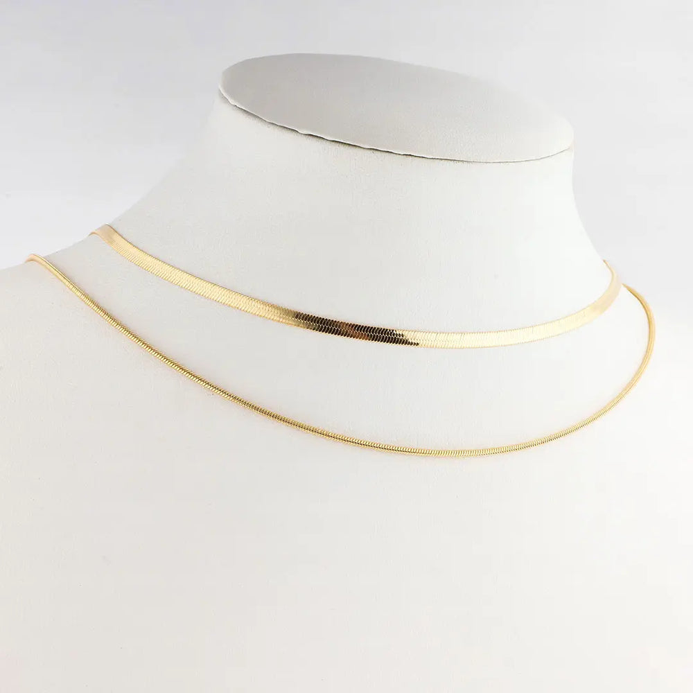 Set dorado bijou 2 en 1 colgante
