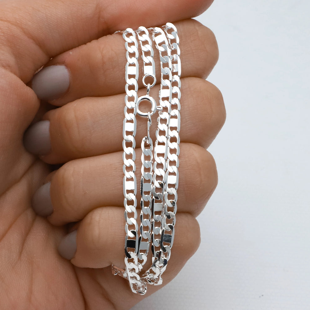 Cadena acero blanco premium