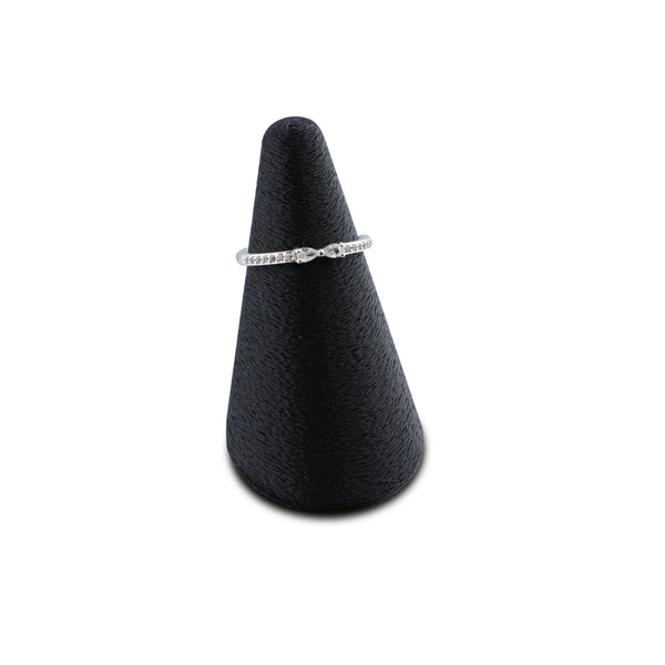 Cono exhibidor de anillos negro