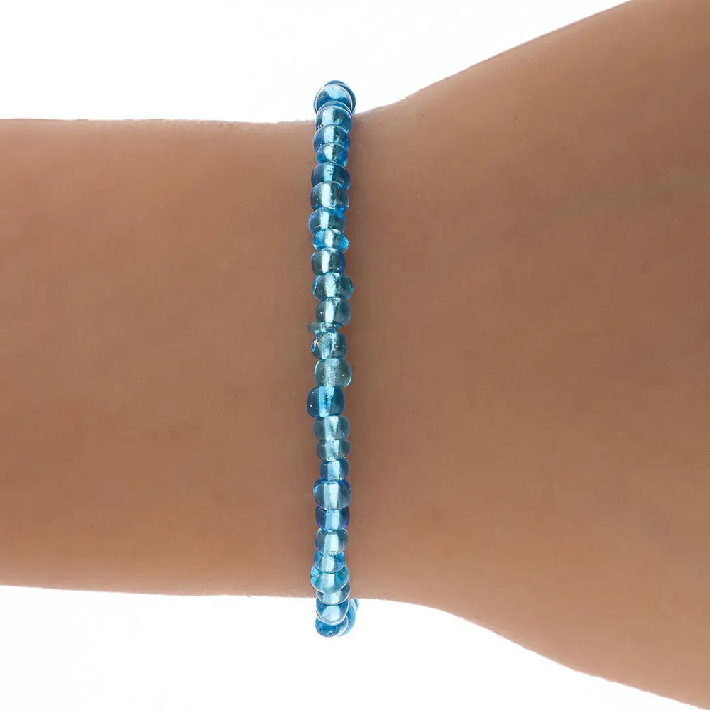 Pulsera cristal acero