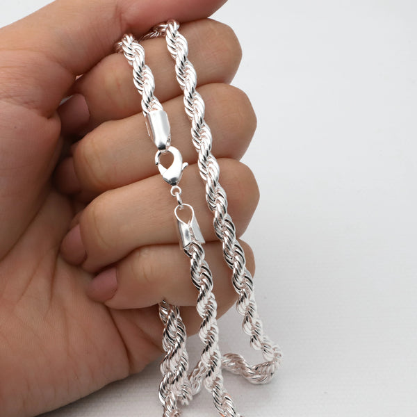 Cadena acero blanco premium