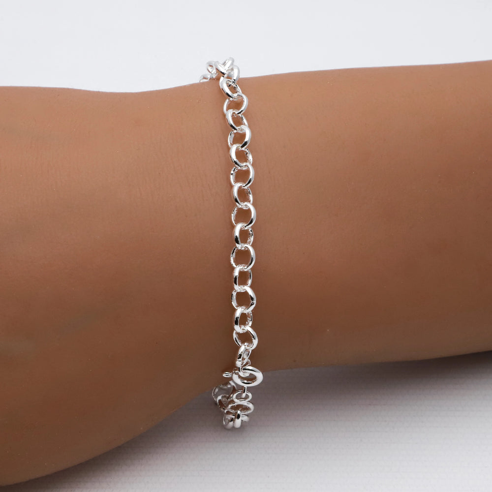 Pulsera acero blanco premium