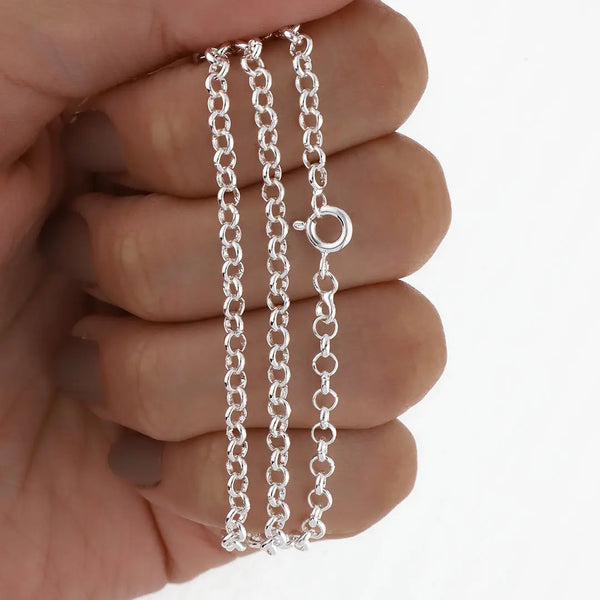 Cadena acero blanco premium