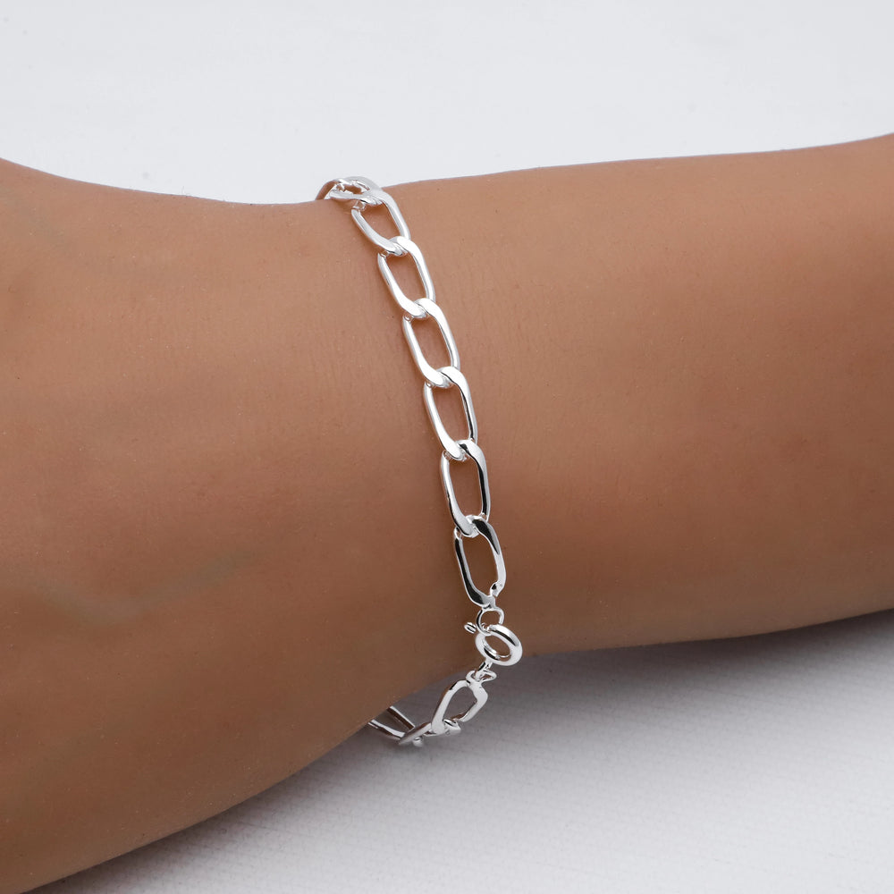 Pulsera acero blanco premium