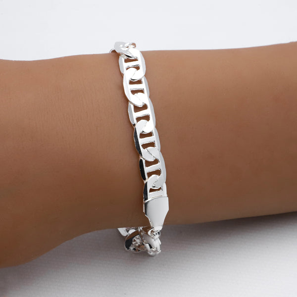 Pulsera acero blanco premium
