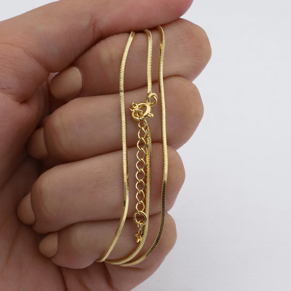 Cadena acero dorado premium