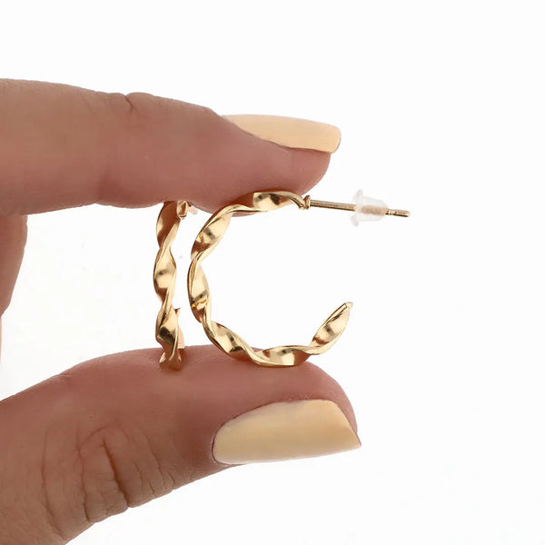 Aros dorados bijou