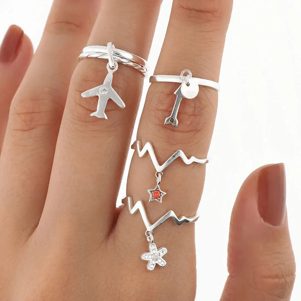 Pack anillos plating x4