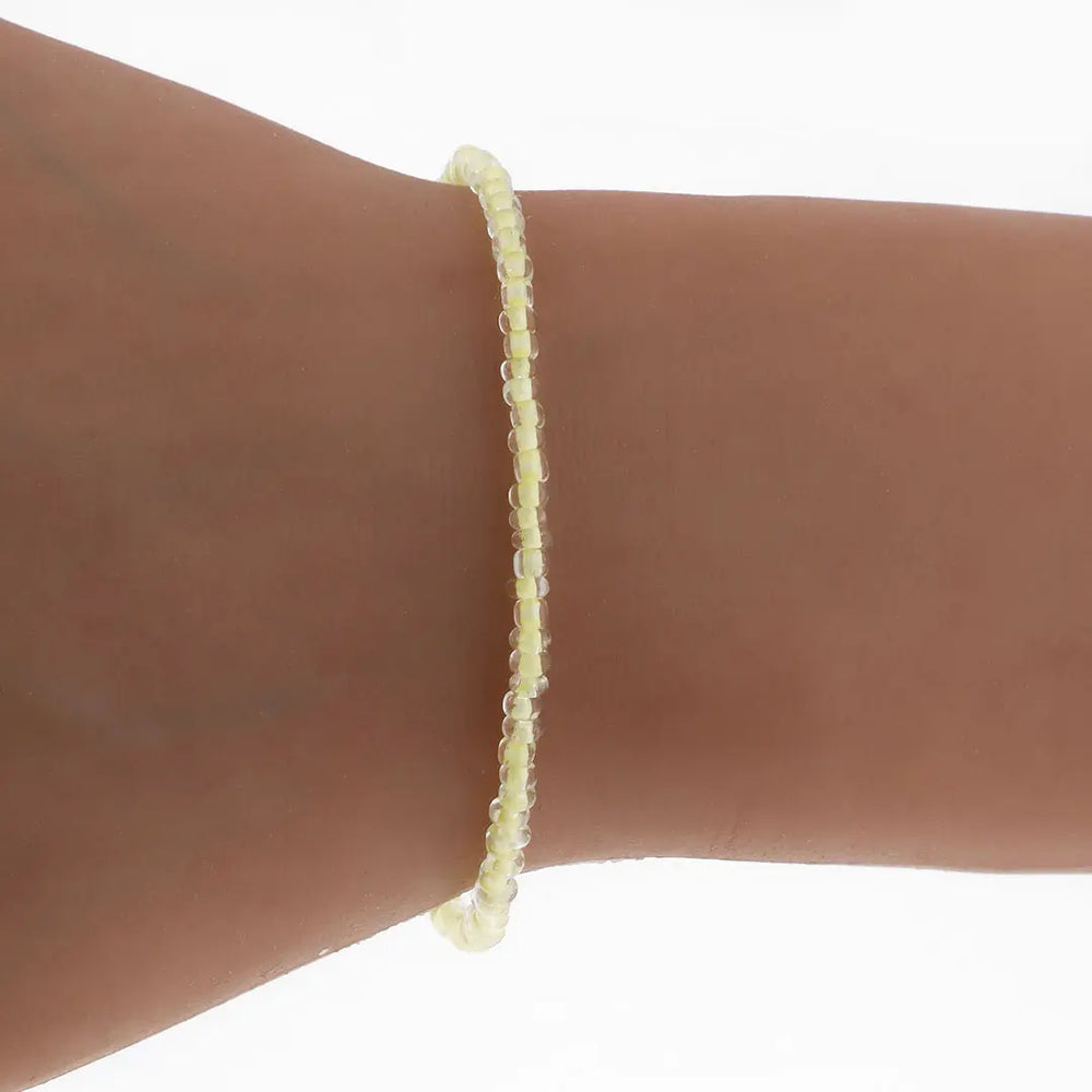 Pulsera cristal acero