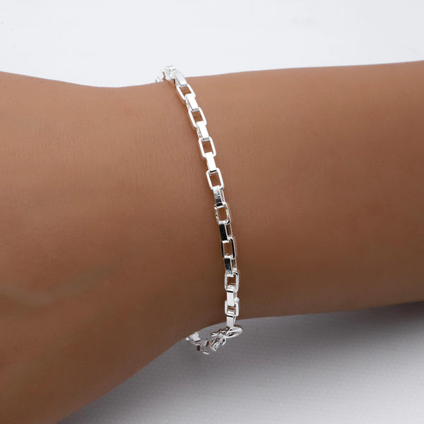 Pulsera acero blanco premium